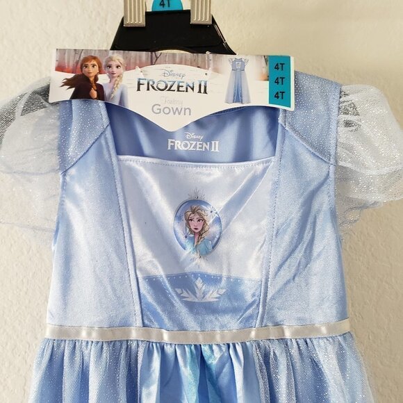 NWT -  Disney Frozen II Fantasy Gown - Size 4T - Picture 4 of 4